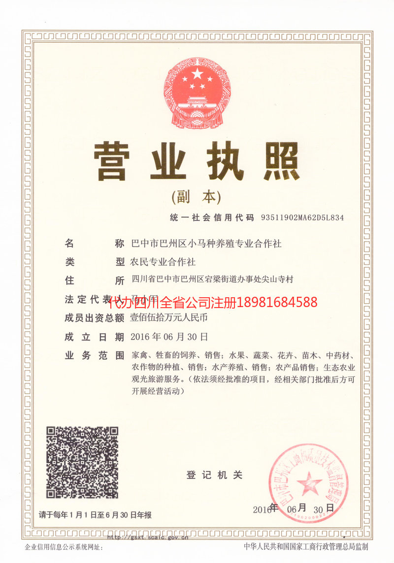 六盘水六盘水小马种养殖专业合作社